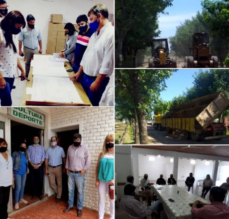 Adrin Fuertes.Todos los das en todo el Departamento Villaguay trabajamos honrando el compromiso que asumimos con la gente