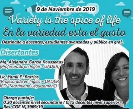 Jornada de actividades ldicas-Variety is the spice of life. En la variedad esta el gusto