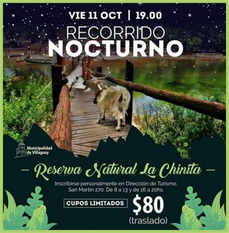 Guiado Nocturno por la Reserva Natural La Chinita