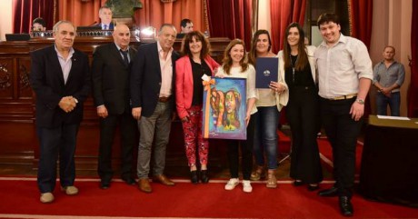 Por su labor en la lucha contra la violencia contra mujer-La Delfina fue distinguida por la Cmara de Diputados Provincial