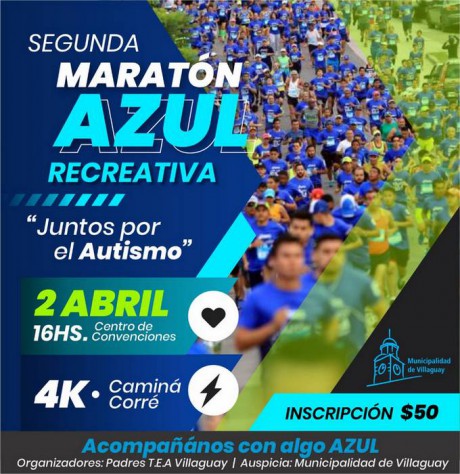 Se viene la Segunda Maratn Azul