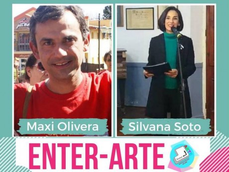 Nueva edicin de ENTER-Arte.Invitados Maximiliano Olivera y Silvana Soto
