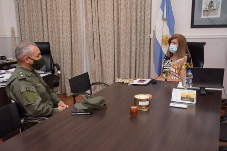 La ministra Romero recibi al nuevo jefe de Gendarmera Entre Ros