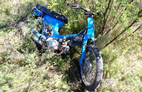 Encuentran moto que fue robada das pasados