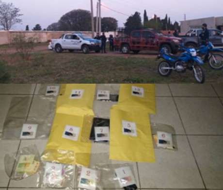 NARCOMENUDEO. Detuvieron un hombre y secuestraron Marihuana, plantas de cannabis sativa, 14 mil pesos, tablet, telfonos celulares y pendrive