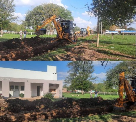 Inicio de obras de mejoras en el barrio Pompeya