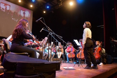 Integrantes de la orquesta infantil y juvenil entrerriana Cunumí participarán de un concierto en Tecnópolis