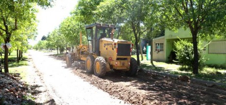 El Municipio pavimenta una cuadra mas de calle Per. Conectar Rivadavia y Moreno