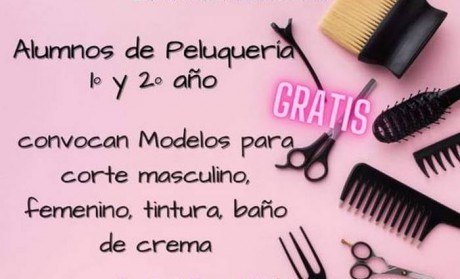Solicitan modelos para peluqera de la Escuela Remedios Escalada