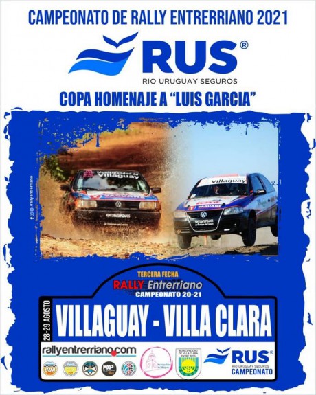 Villaguay y Villa Clara sern sedes de la Tercera Fecha del Campeonato de Rally Entrerriano