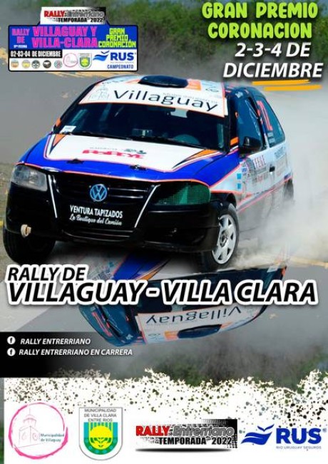 Coronación del Rally Entrerriano 3 y 4 de diciembre Villaguay - Villa Clara