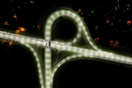 Seguridad vial: Cruces de ruta entrerrianos iluminados con tecnología LED