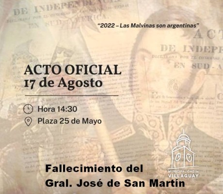 Acto Oficial en conmemoración del General José de San Martín