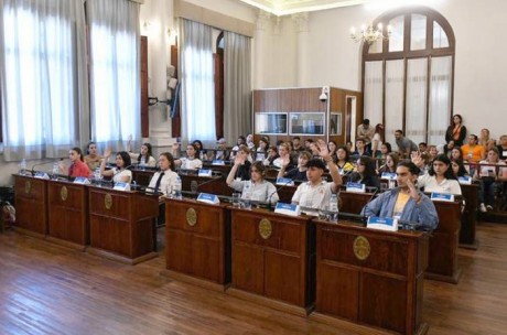 El Senado Juvenil aprobó 14 proyectos y el de los representantes de Villaguay fue enviado a comisión
