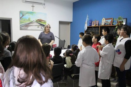 Alumnos de la escuela N84 Ro Negro visitaron la municipalidad de Villa Clara