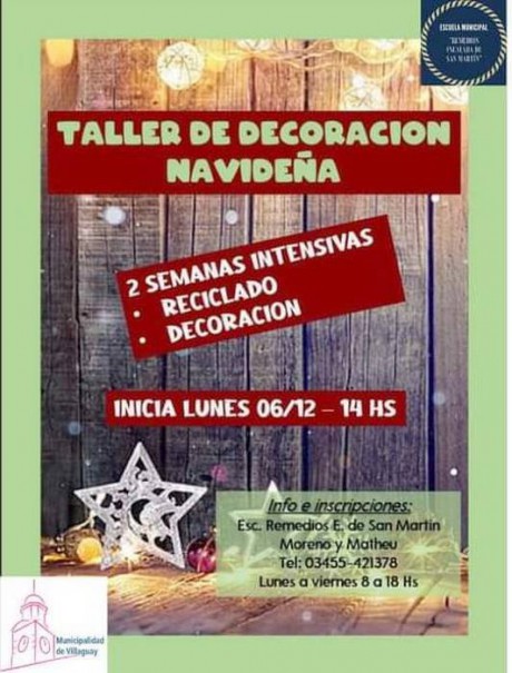 Taller de Decoracin Navidea