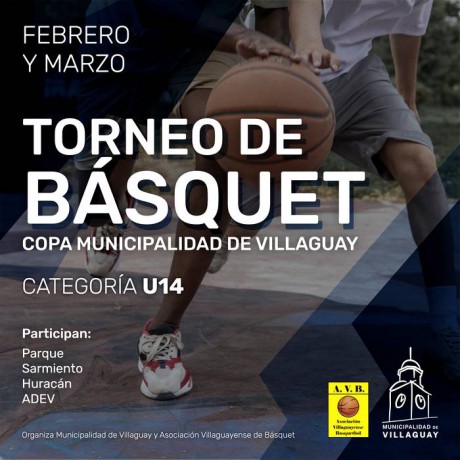 Se juega el Torneo de Bsquet Categora U14 Copa Municipalidad de Villaguay