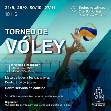 Se disputar este fin de semana la segunda fecha del torneo de vley Copa Municipalidad de Villaguay