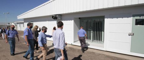 Funcionarios provinciales recorrieron las obras que se ejecutan en la Unidad Penal N9 de Gualeguaych