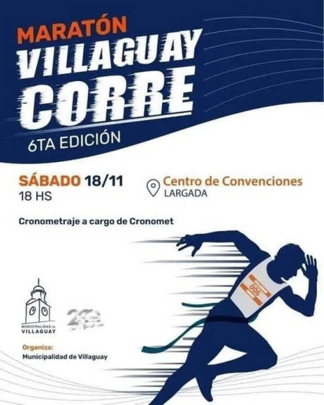 Este sábado Villaguay Corre